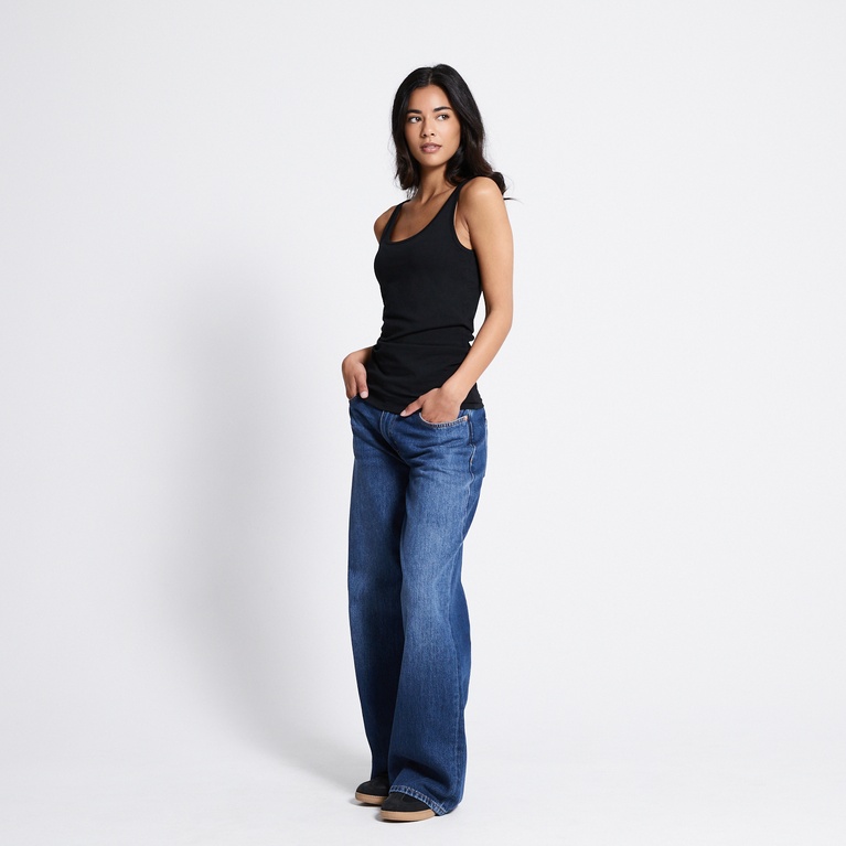 Basic tank top "Fanny" Black